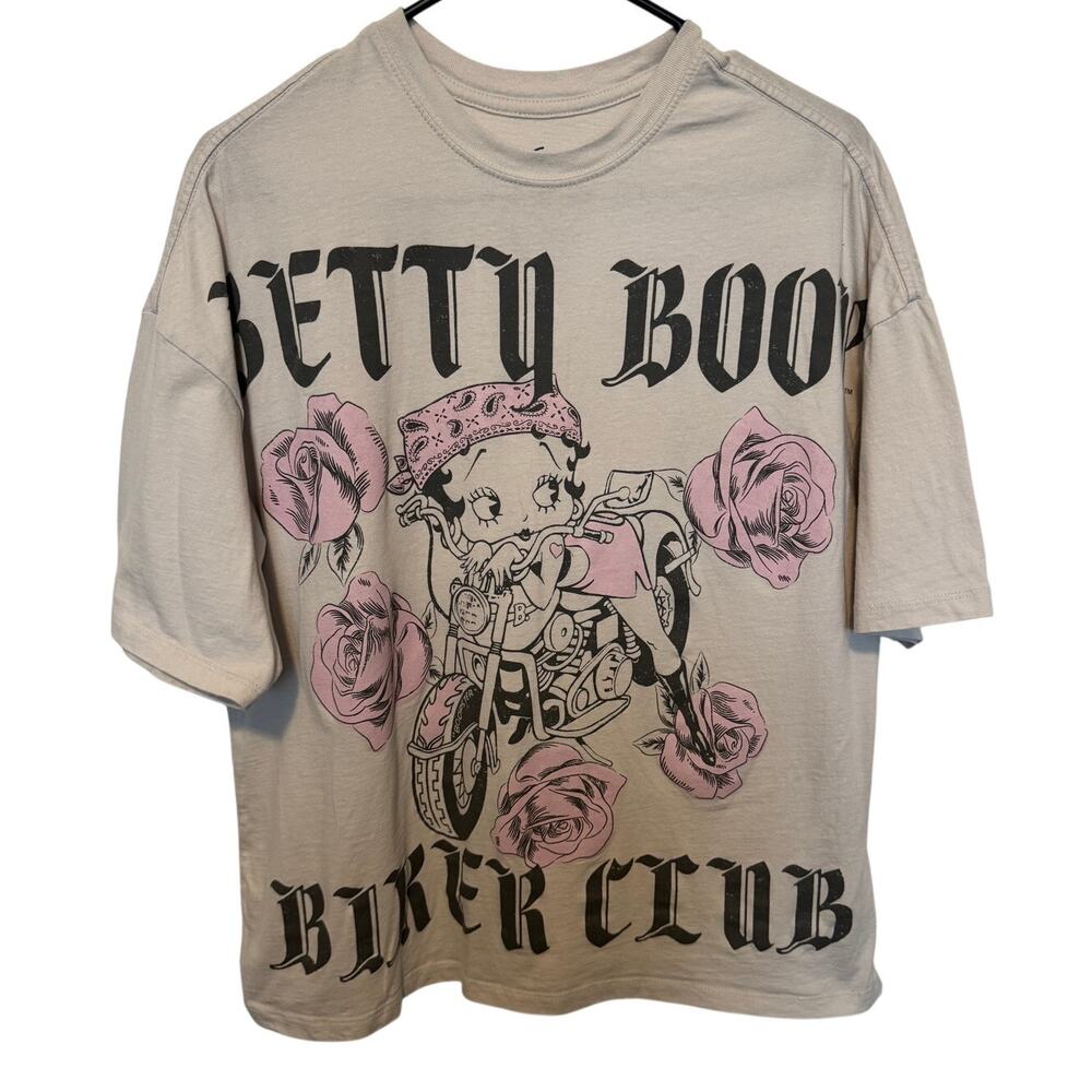 Betty Boop Biker Club Graphic Tee